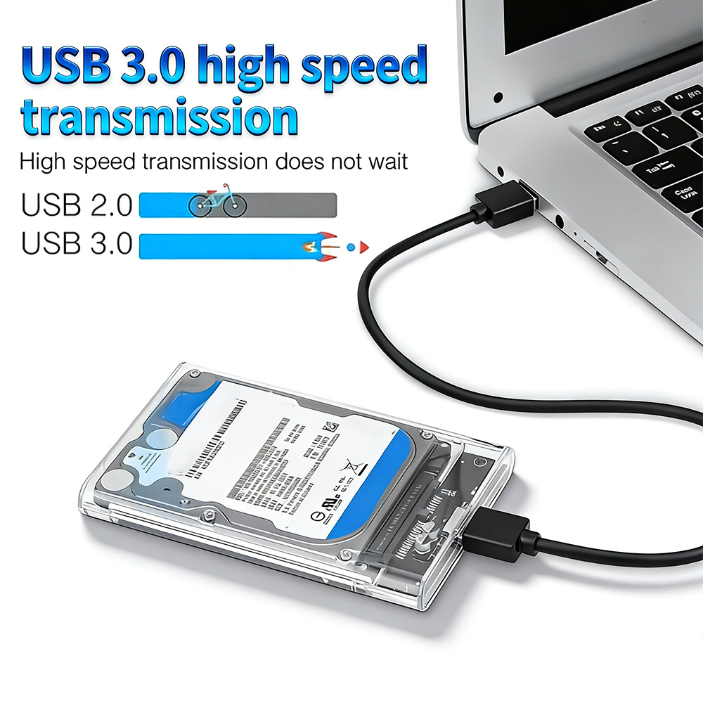 External Ssd - 2.5인치 투명 SATA to USB 3.0