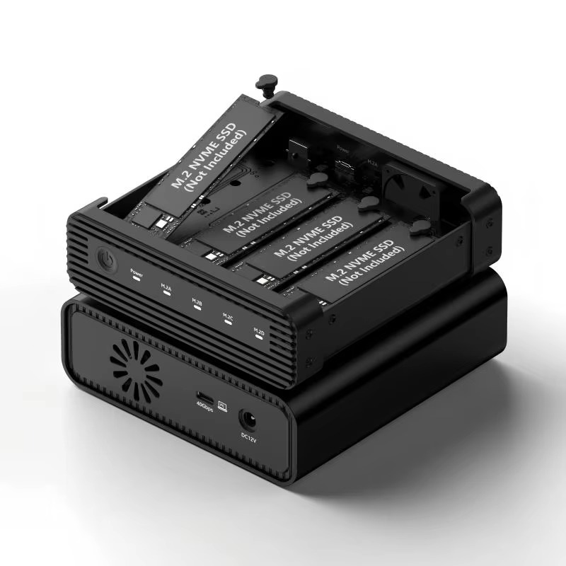 M.2 Ssd - 알루미늄 M2 4베이 USB4 외장 NVME