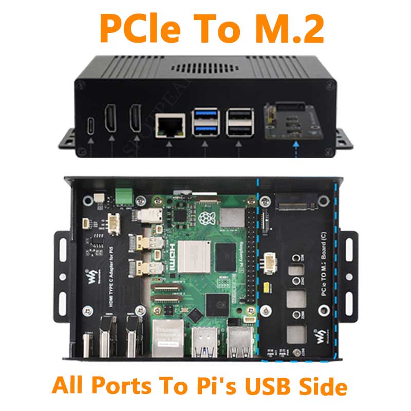 M.2 Ssd - 라즈베리 파이 5 박스 케이스 키트,