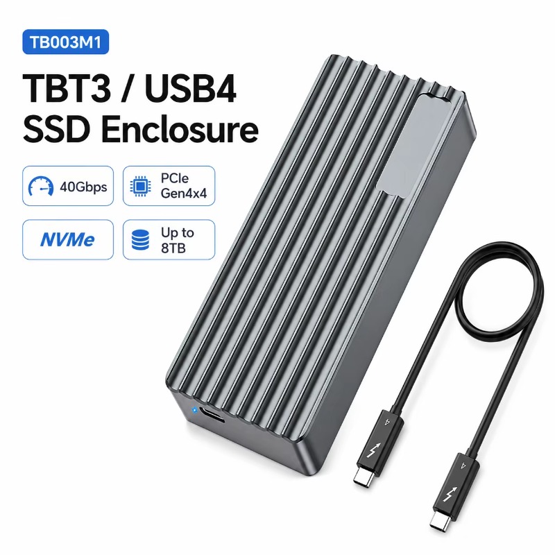 Usb4 40Gbps External Ssd 8Tb - TBT3/USB4 M.2 NVMe SSD 인클로저 40Gbps