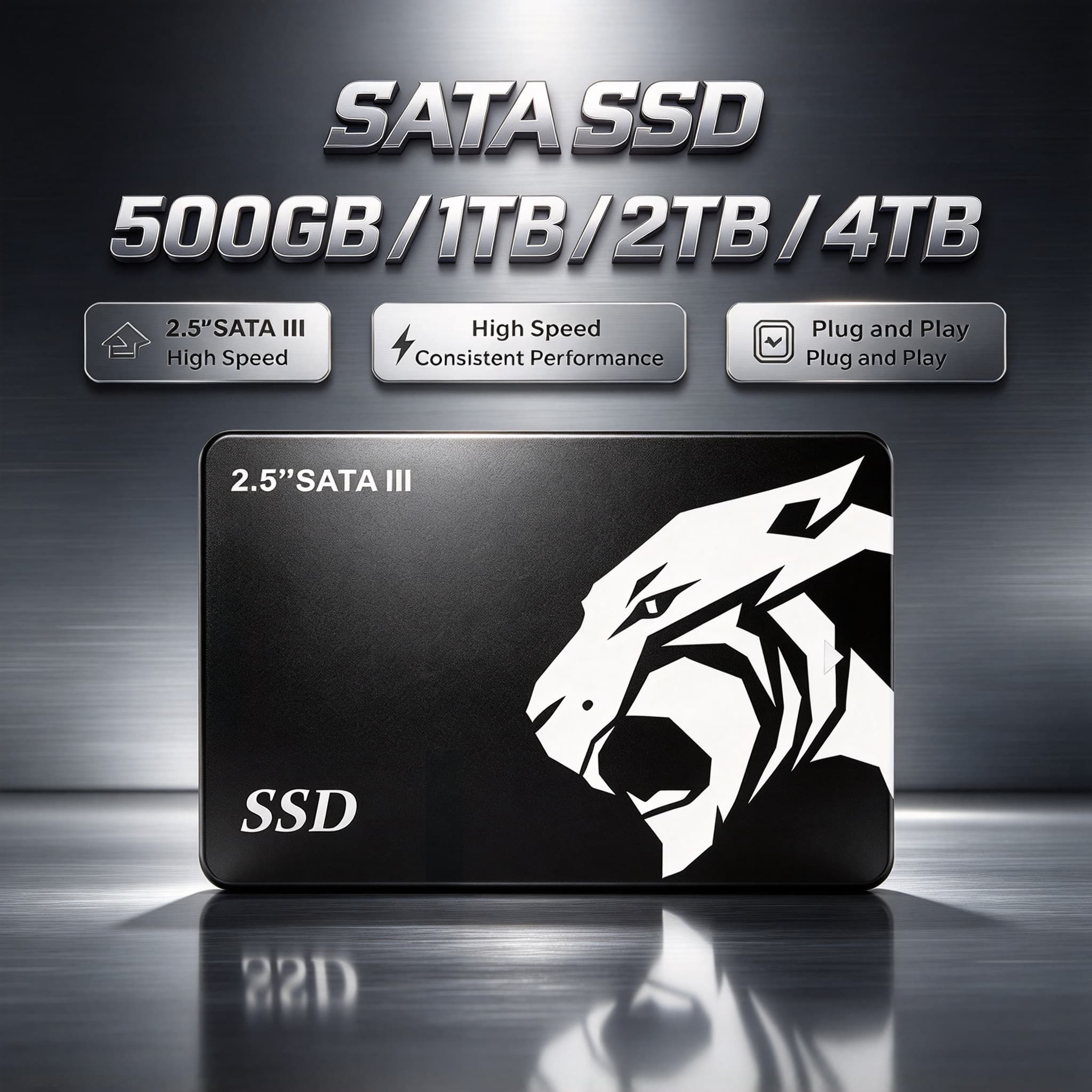 Ssd 500Gb - 2026년형 2.5인치 SATA III SSD, 500GB,