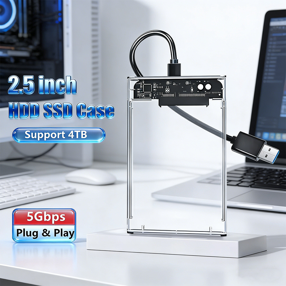 2.5인치 투명 SATA to USB 3.0 하드 드라 - External Ssd 리뷰 및 가격