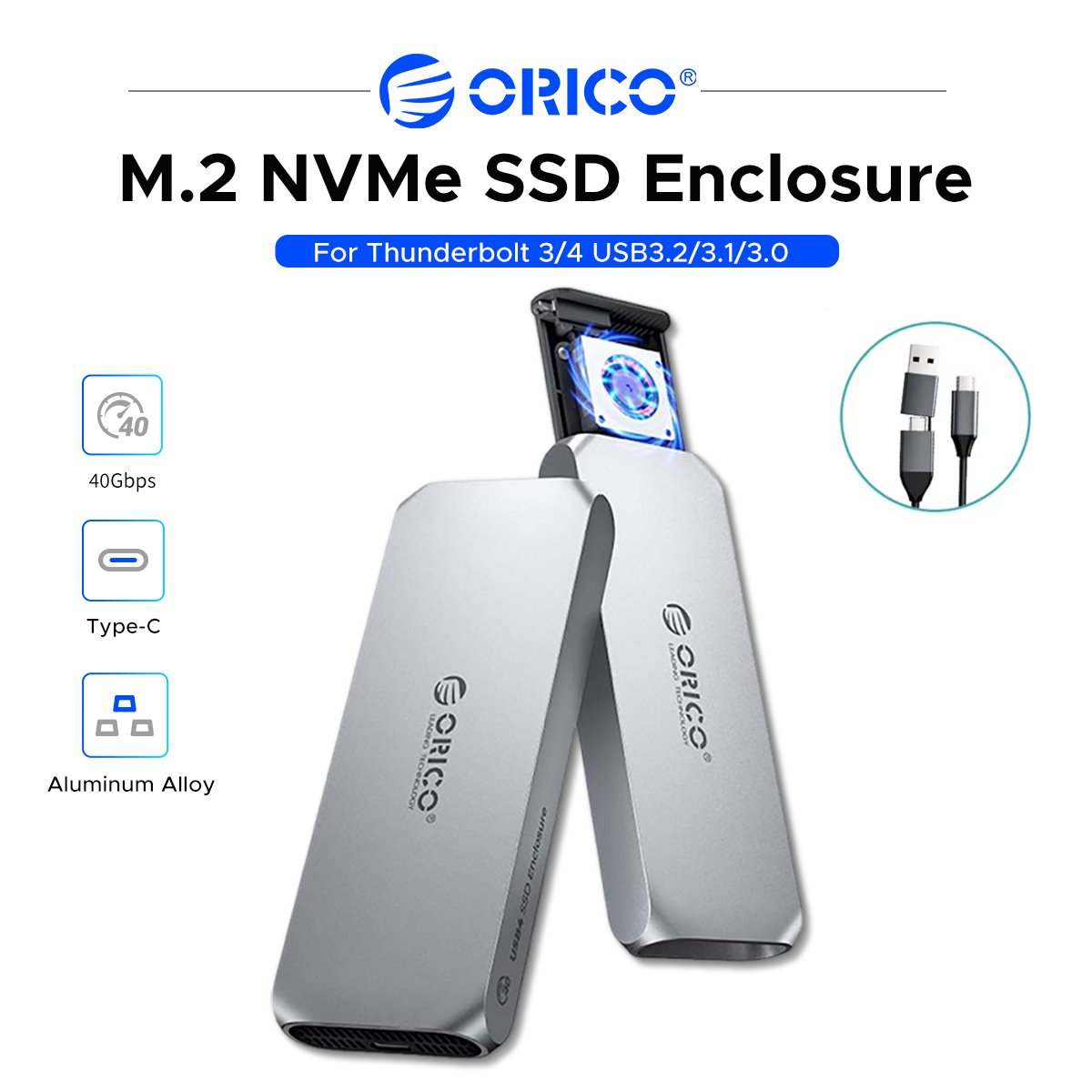 ORICO USB4 M.2 NVMe SSD 인클로저 4 - Usb4 40Gbps External Ssd 8Tb 리뷰 및 가격
