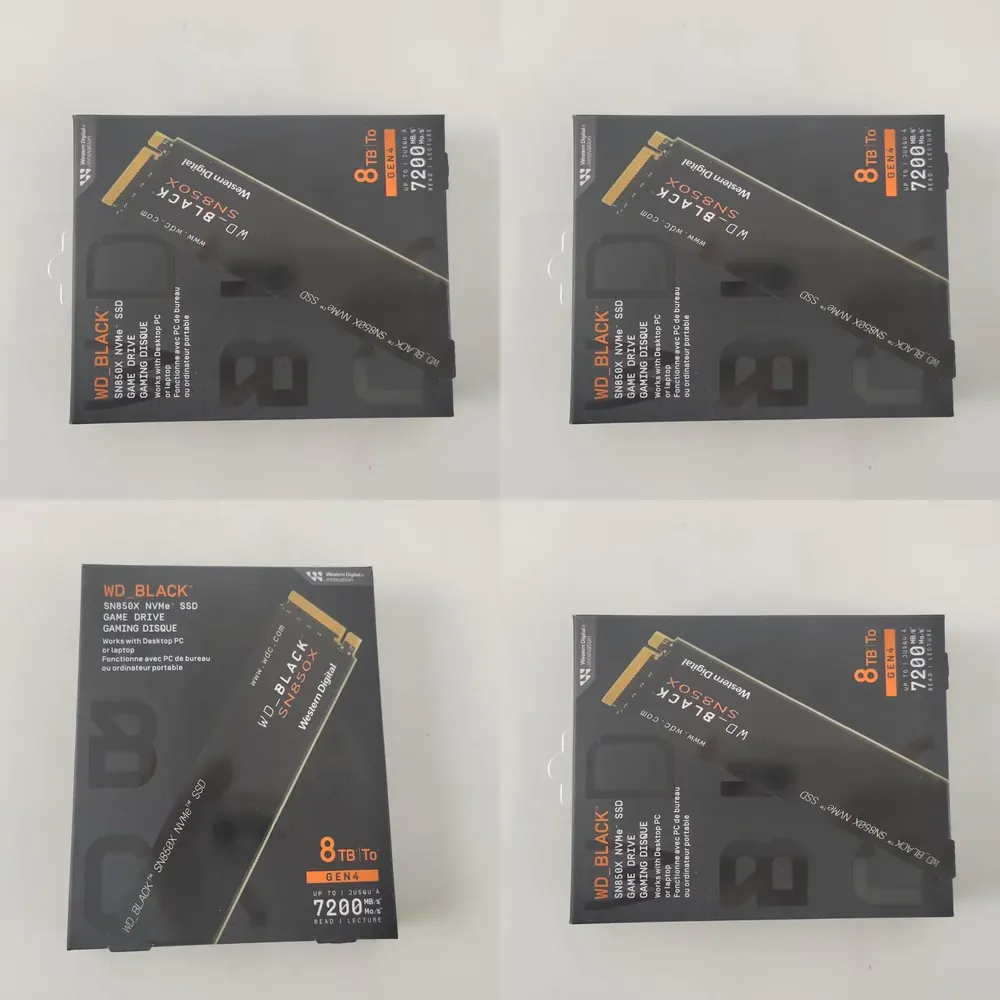 새로운 WD_BLACK SN850X 8TB NVMe S - M.2 Ssd 리뷰 및 가격