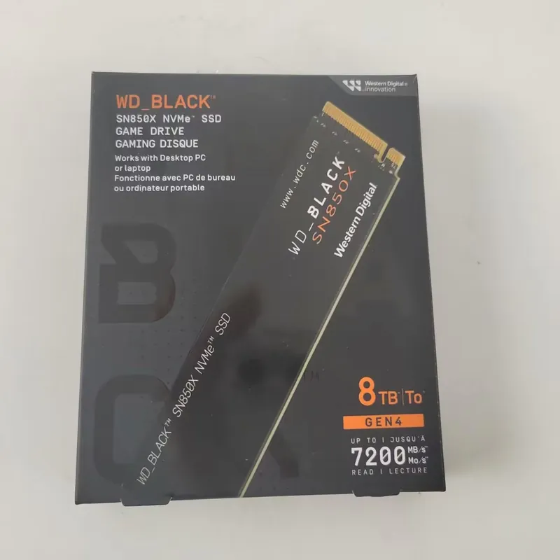 새로운 WD_BLACK SN850X 8TB NVMe S - M.2 Ssd 리뷰 및 가격