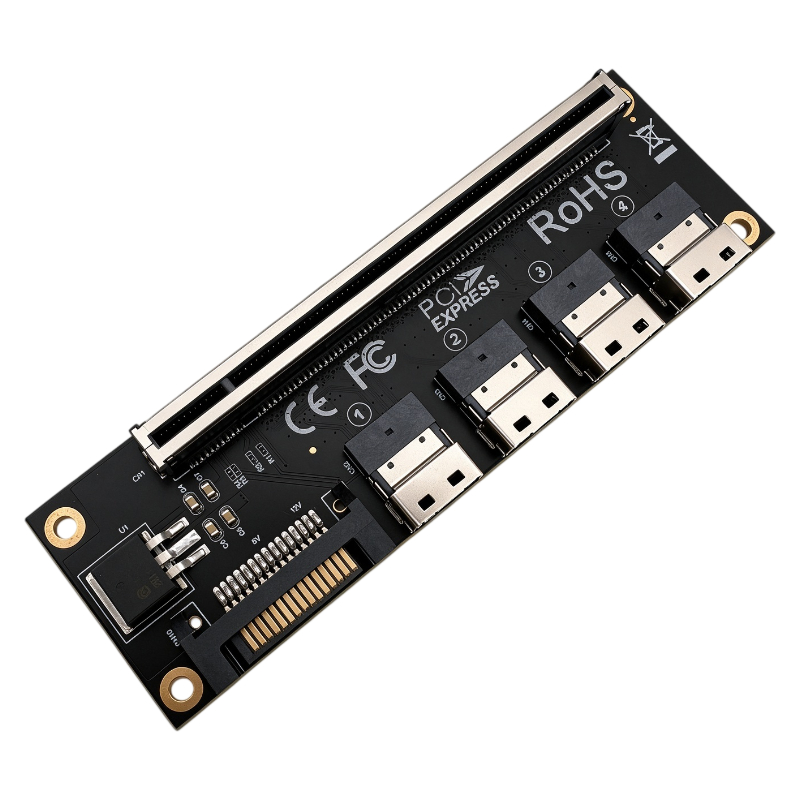 PCIe 4.0 X16을 4개의 SFF-8654 포트로 - Memory Card Ssd 리뷰 및 가격