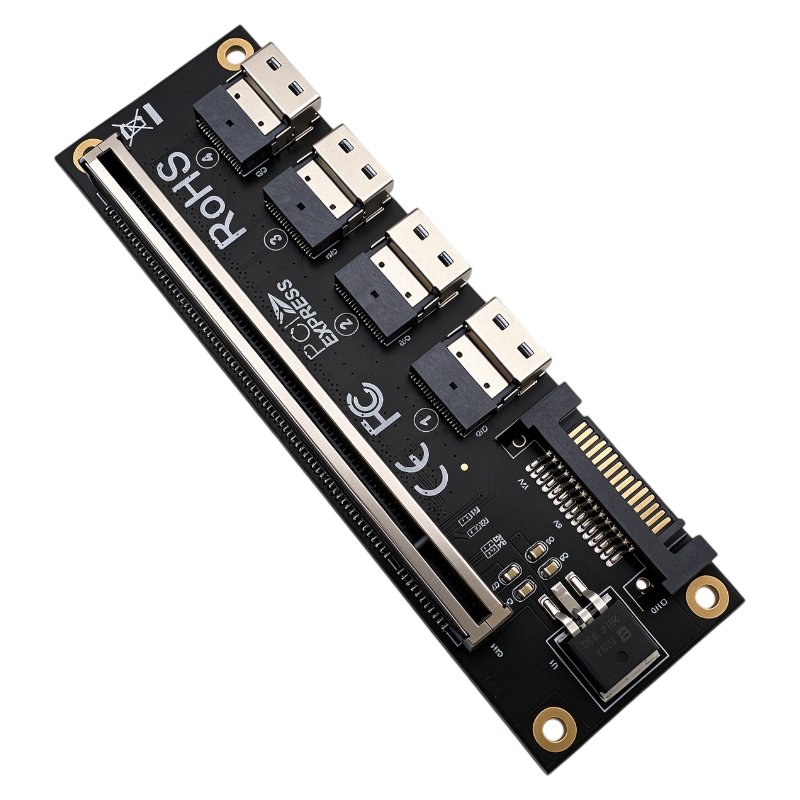 PCIe 4.0 X16을 4개의 SFF-8654 포트로 - Memory Card Ssd 리뷰 및 가격
